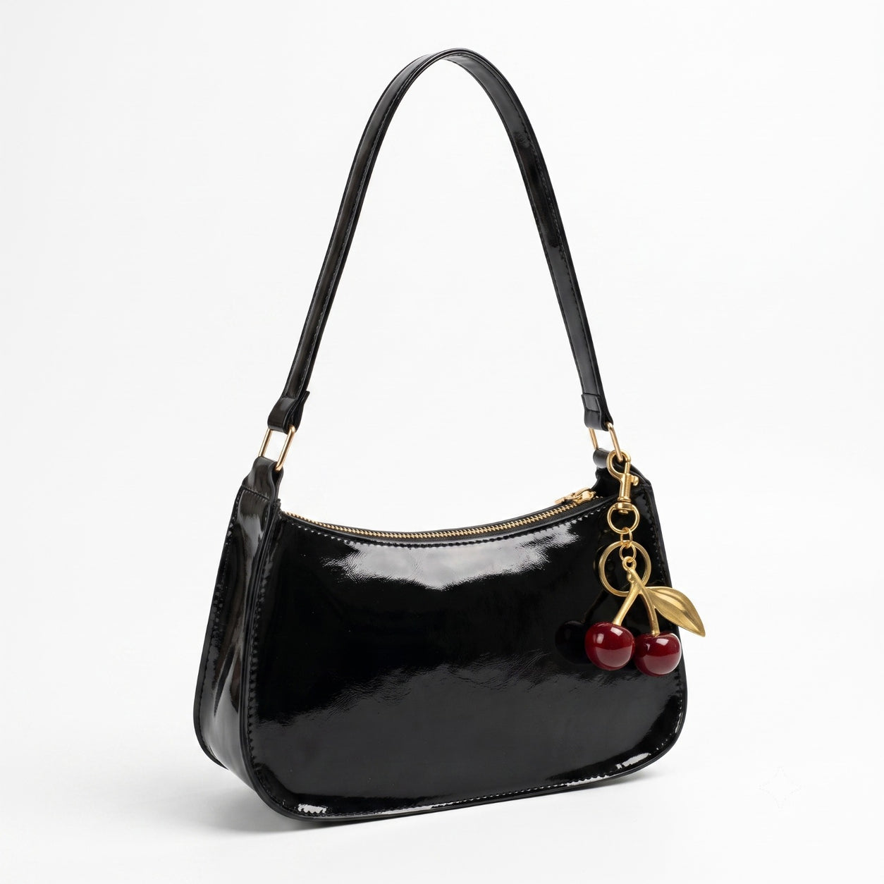 The Cerise Charm Shoulder Bag