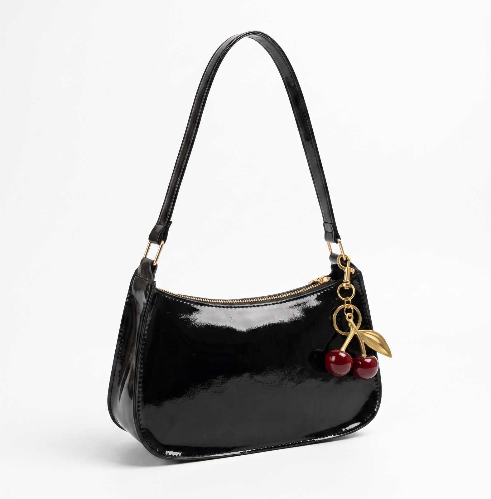 The Cerise Charm Shoulder Bag